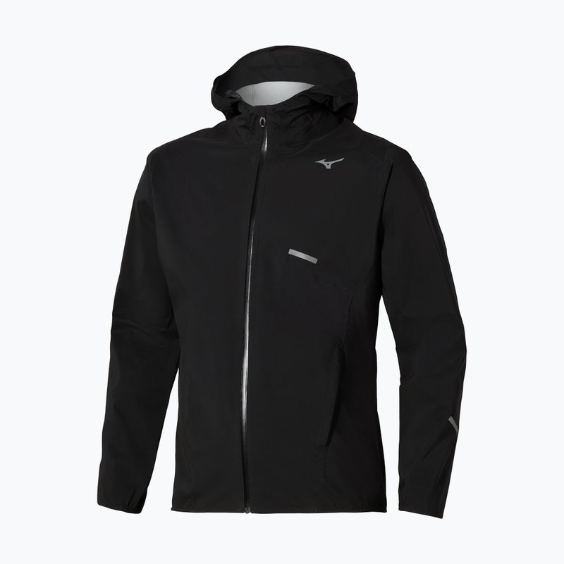 Pánska bežecká bunda Mizuno Trail Waterproof 20K Hooded black