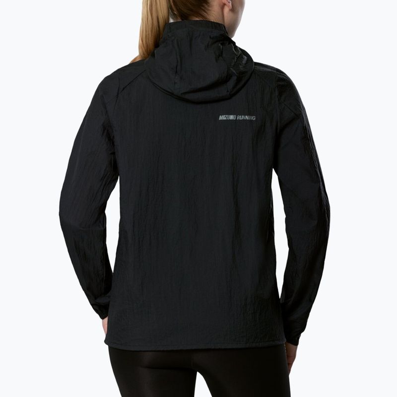 Dámska bežecká bunda Mizuno Tech Light Hooded Jacket black 2