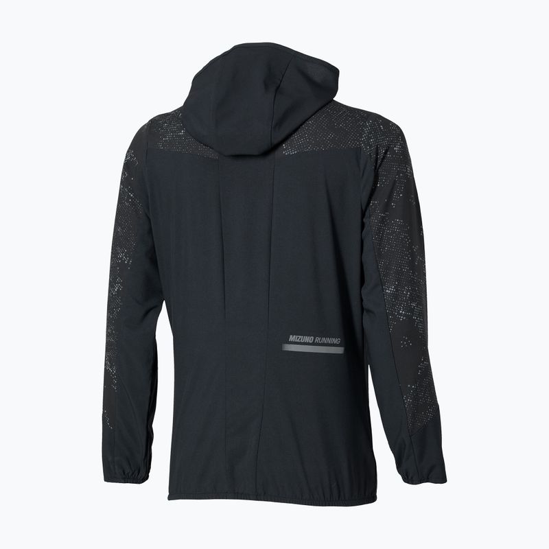 Dámska bežecká bunda Mizuno Active Alpha Hooded black 3