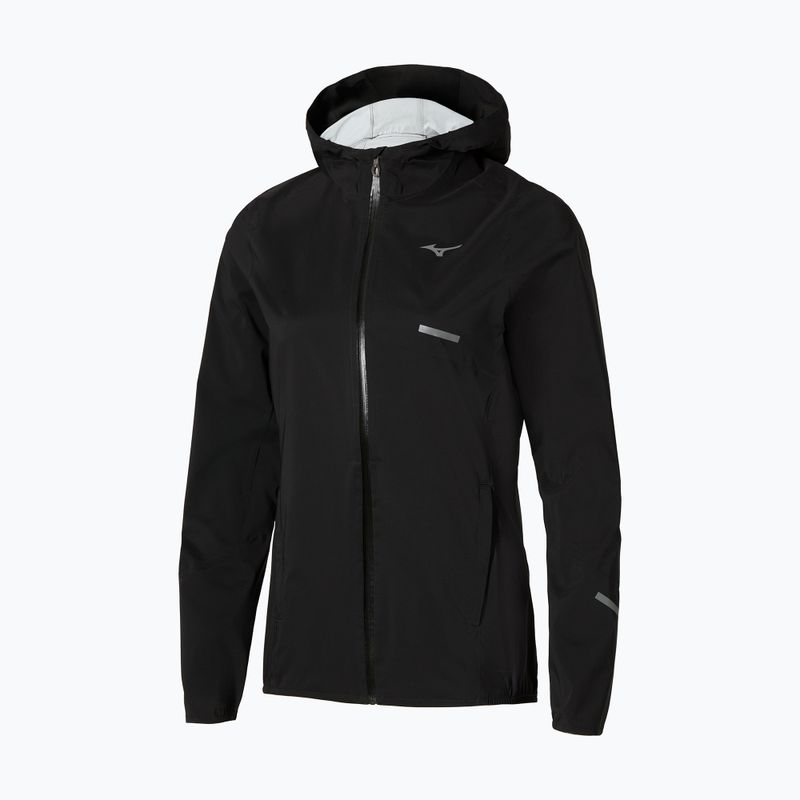 Dámska bežecká bunda Mizuno Trail Waterproof 20K Hooded black