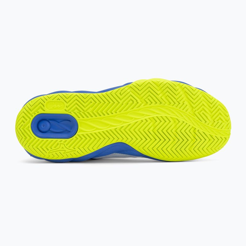 Pánske tenisové topánky  Mizuno Wave Enforce Court AC white/dazzling blue/ lightning 4
