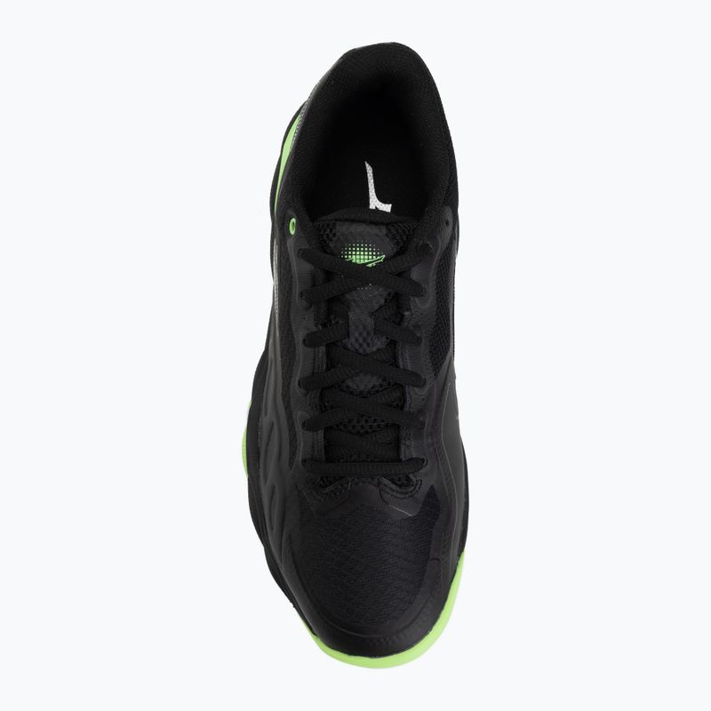 Topánky na padel Mizuno Wave Enforce Court Padel black/foliage green/glowing ap 5