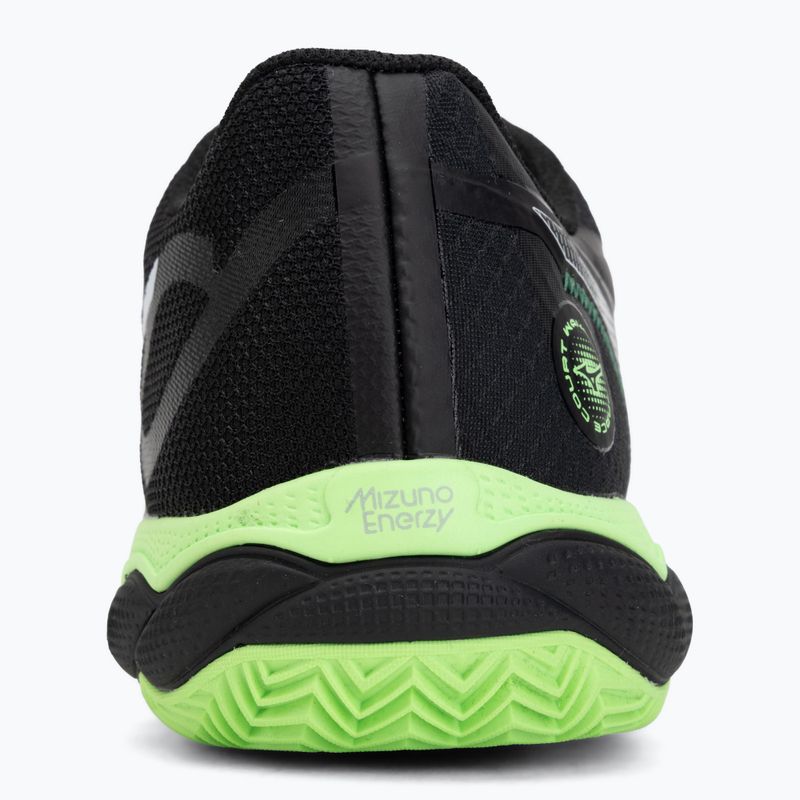 Topánky na padel Mizuno Wave Enforce Court Padel black/foliage green/glowing ap 6