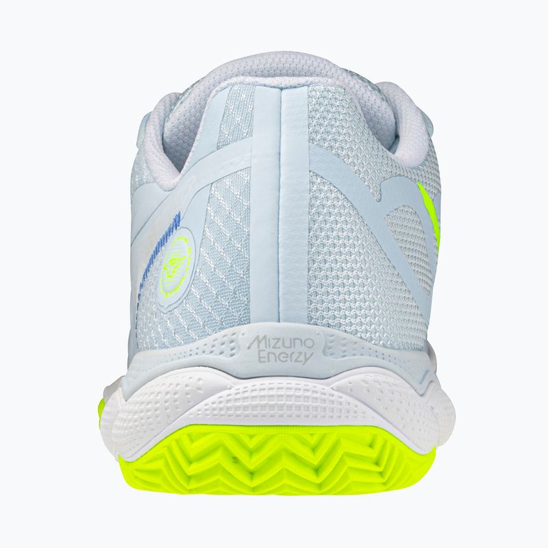 Dámske tenisové topánky  Mizuno Wave Enforce Court CC W ice water/lightning yellow/ancient 3