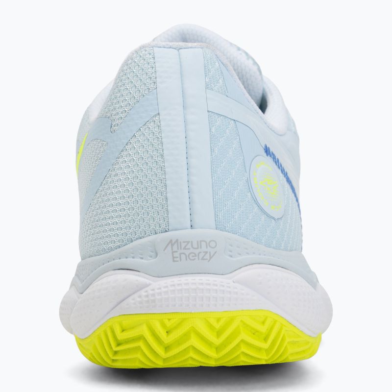 Dámske tenisové topánky Mizuno Wave Enforce Court CC W ice water/lightning yellow/ancient 6