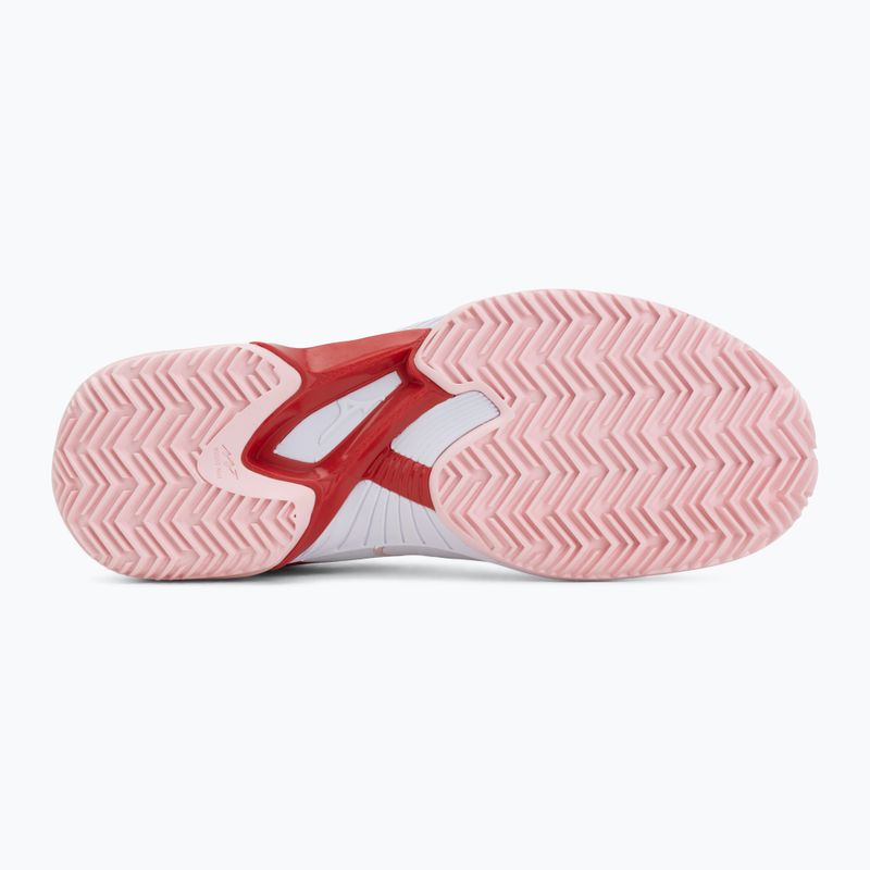 Dámske tenisové topánky Mizuno Wave Exceed Court CC W white/pinkesque/barbados cherr 4