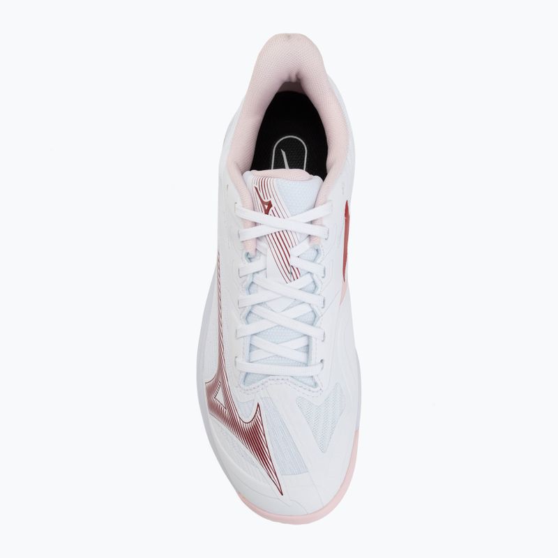 Dámske tenisové topánky Mizuno Wave Exceed Court CC W white/pinkesque/barbados cherr 5