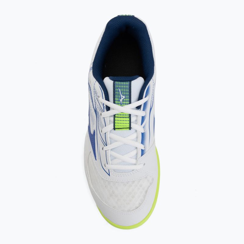 Pánske tenisové topánky  Mizuno Break Shot 5 CC white/dazzling blue/ lightning 5