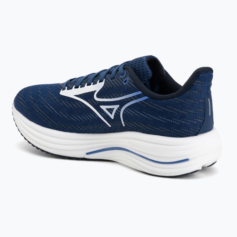 Pánske bežecké topánky Mizuno Wave Rider 29 estate blue/white/lightning yellow 3