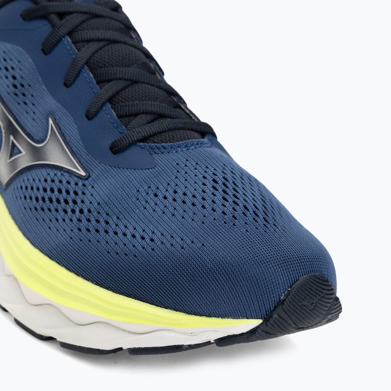 Pánske bežecké topánky Mizuno Wave Serene 2 estate blue/silver/lightning yellow 7