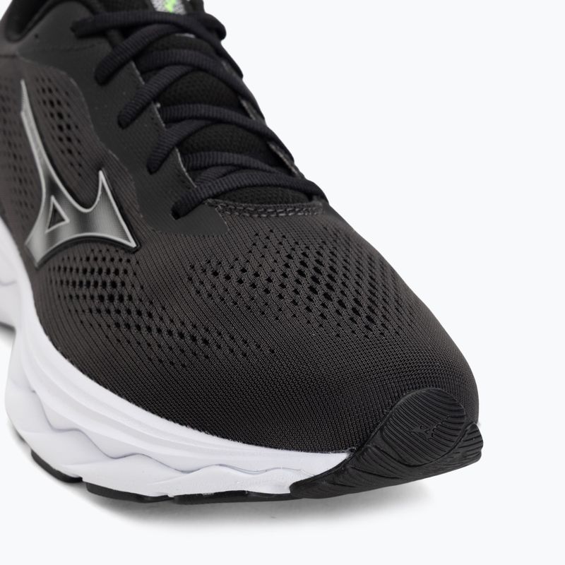 Pánske bežecké topánky Mizuno Wave Serene 2 black/silver/glowing apple 7