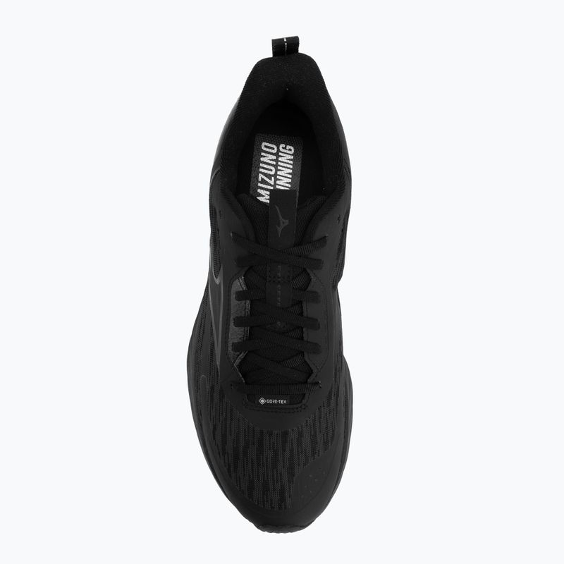 Pánske bežecké topánky Mizuno Wave Rider GTX 3 black/black/black sand 5