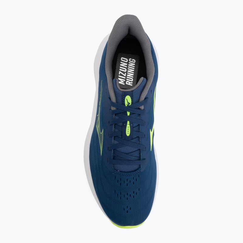 Pánske bežecké topánky Mizuno Revolt 4 estate blue/lightning yellow 5