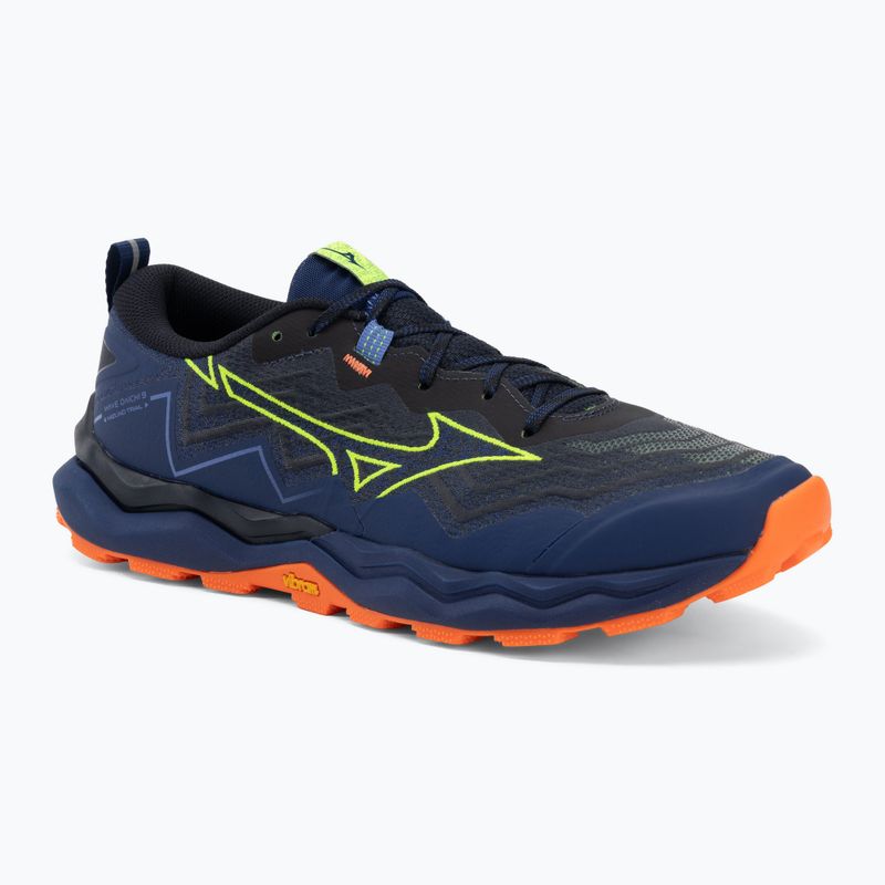 Pánske bežecké topánky Mizuno Wave Daichi 9 estate blue/lightning yellow
