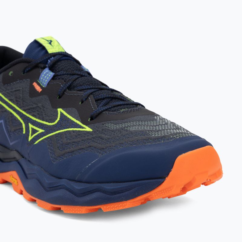 Pánske bežecké topánky Mizuno Wave Daichi 9 estate blue/lightning yellow 7
