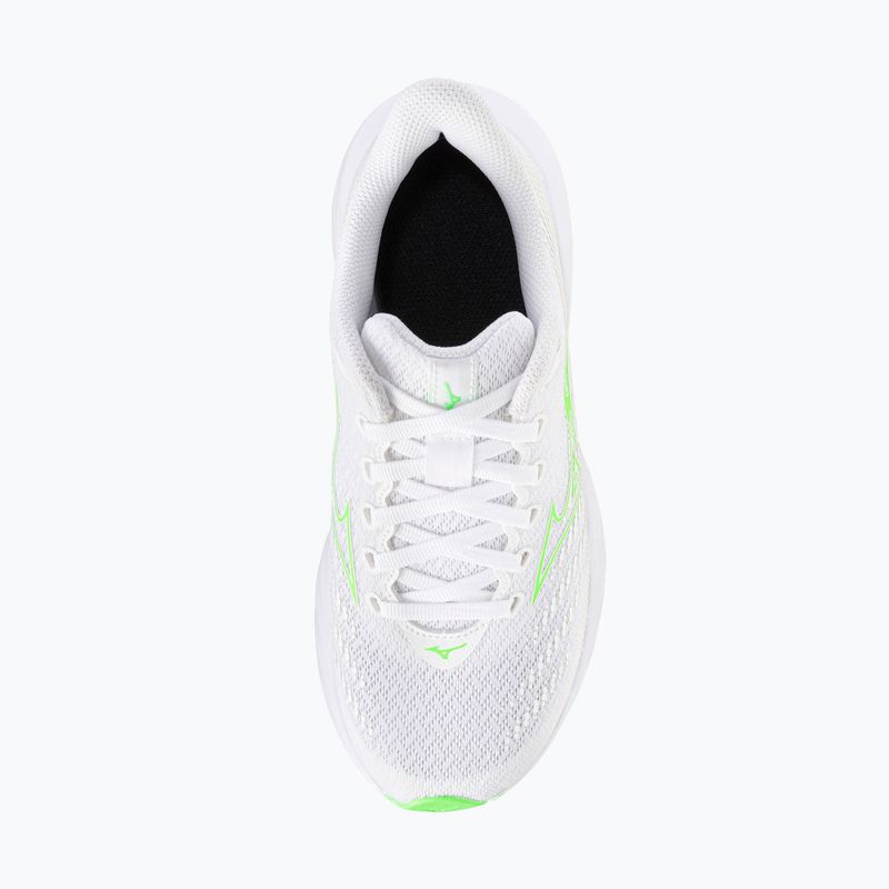 Detské bežecké topánky Mizuno Enerzy Rider Jr white/glowing apple 5