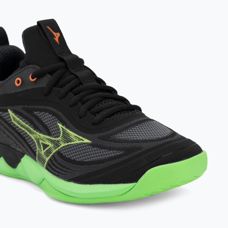 Volejbalové topánky Mizuno Wave Luminous 3 black/glowing apple/mandarin orange 7