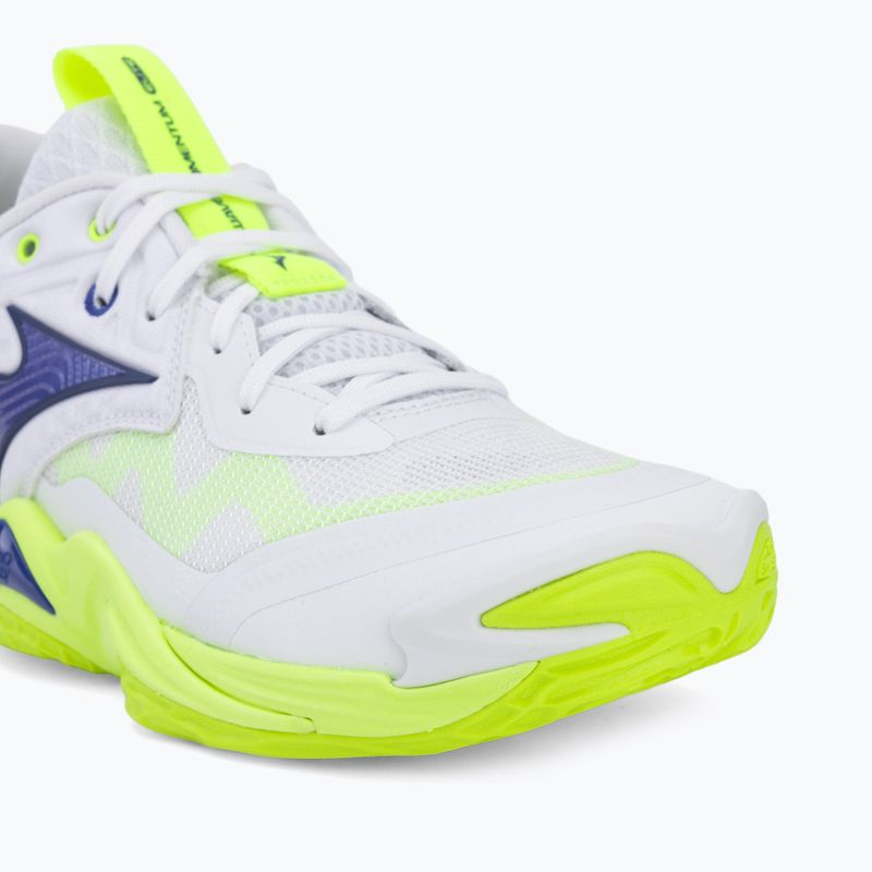 Volejbalové topánky Mizuno Wave Momentum Elite white/lightning yellow/dazzling blue 7