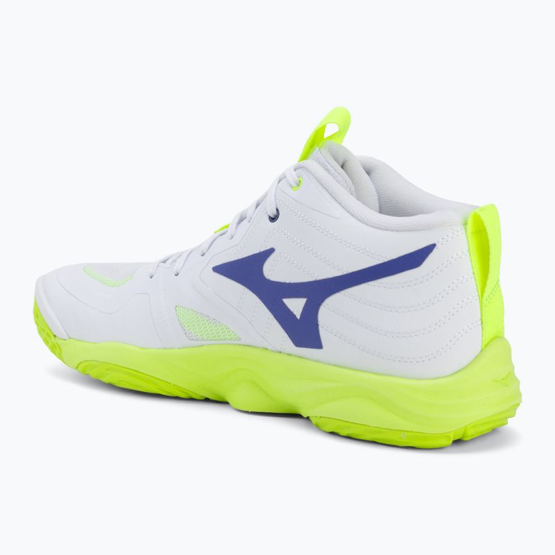 Volejbalové topánky Mizuno Wave Momentum Elite Mid white/lightning yellow/dazzling blue 3
