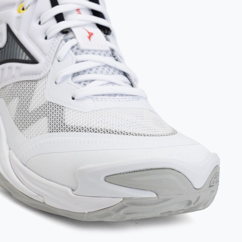 Volejbalové topánky Mizuno Wave Momentum Elite Mid white/black/fiery red 7
