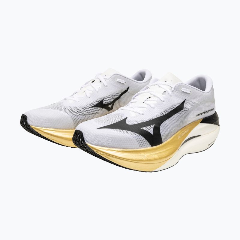Bežecké topánky Mizuno Hyperwarp Pro white/black/gold 5