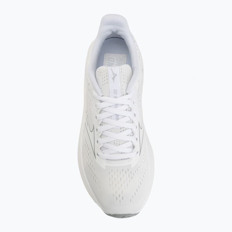 Dámske bežecké topánky Mizuno Wave Inspire 22 white/white/harbor mist 5