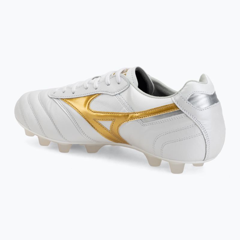 Kopačky Mizuno Morelia II Japan FG white/football gold/galaxy silver 3