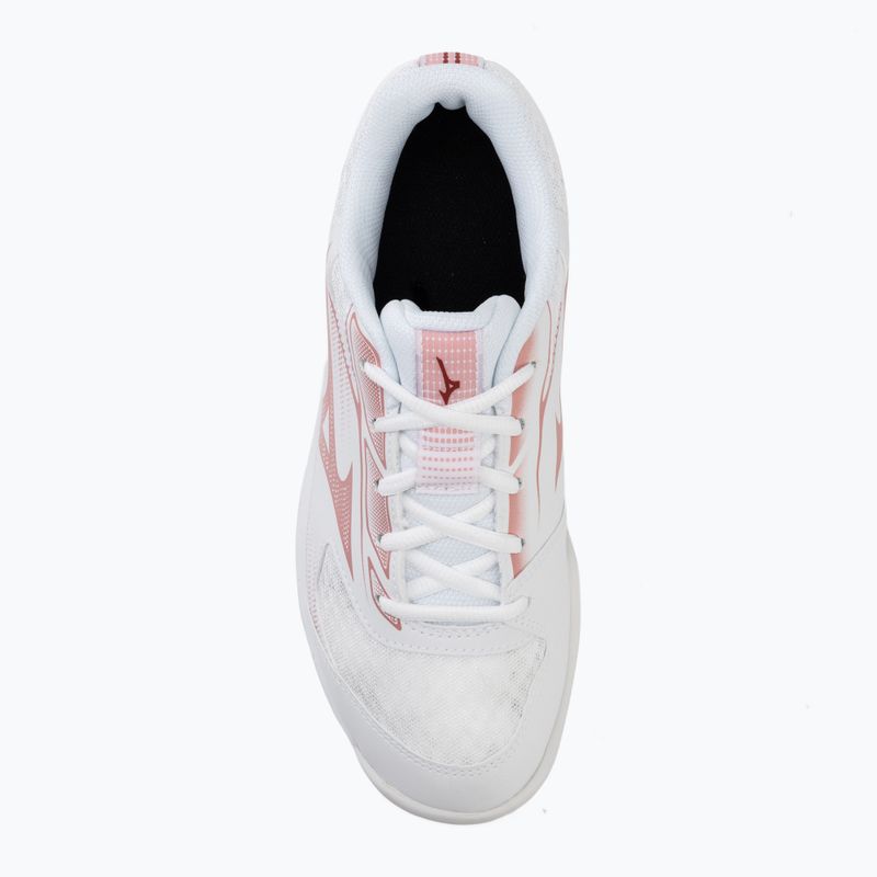 Dámske volejbalové topánky Mizuno Cyclone Speed 5 white/rose elegance/lava falls 5