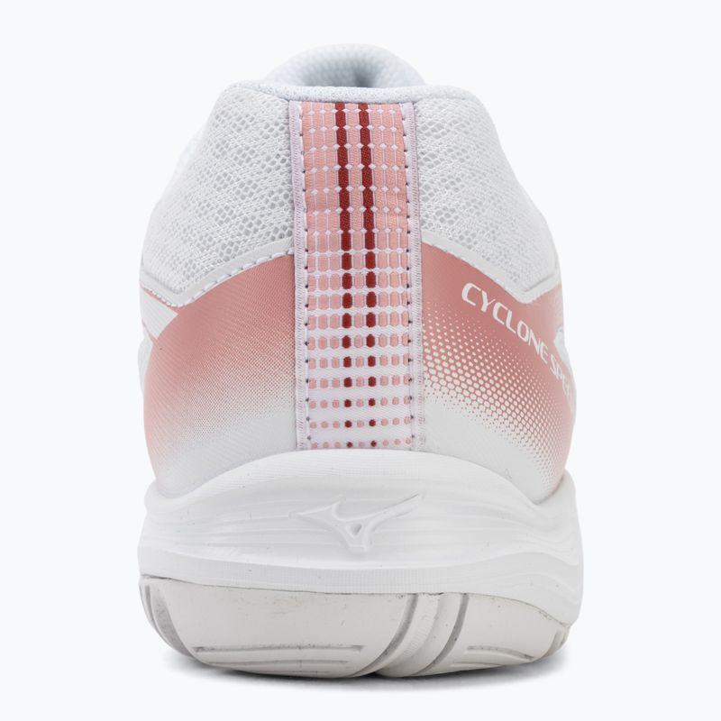 Dámske volejbalové topánky Mizuno Cyclone Speed 5 white/rose elegance/lava falls 6