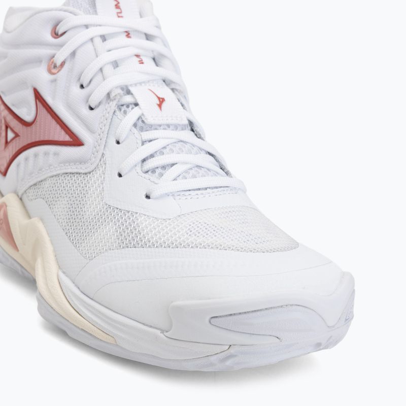 Dámske volejbalové topánky  Mizuno Wave Momentum Elite Mid white/rose elegance/lava falls 7