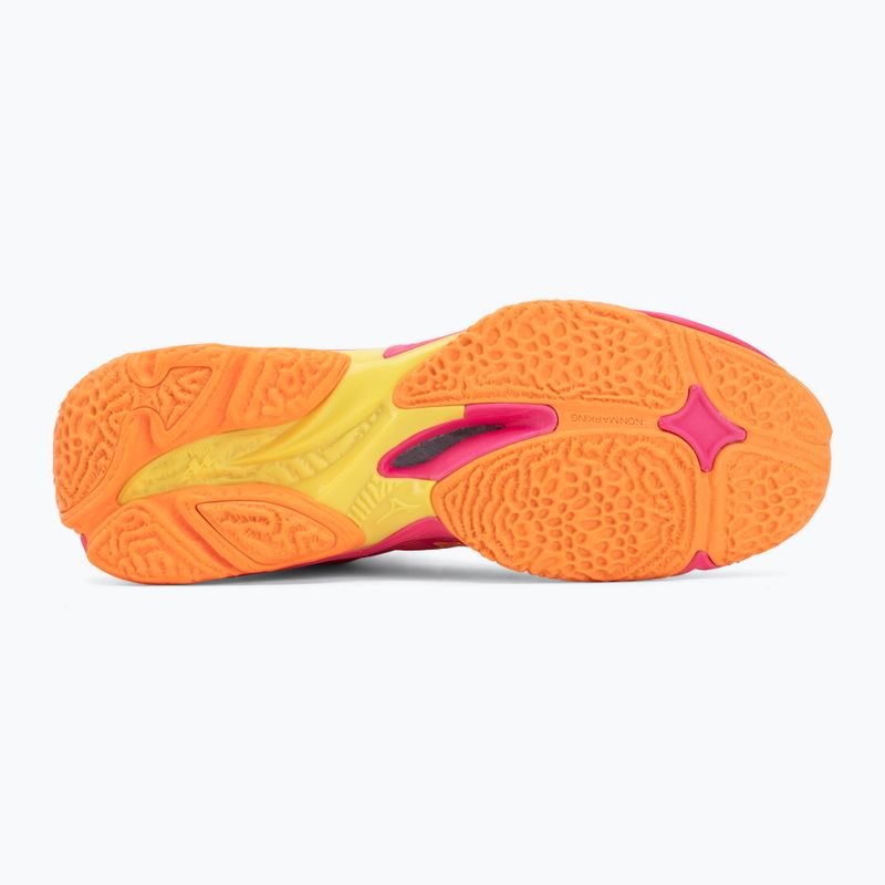 Volejbalové topánky Mizuno Wave Lightning Elite Mid pink tetra/fortune yellow/light 4