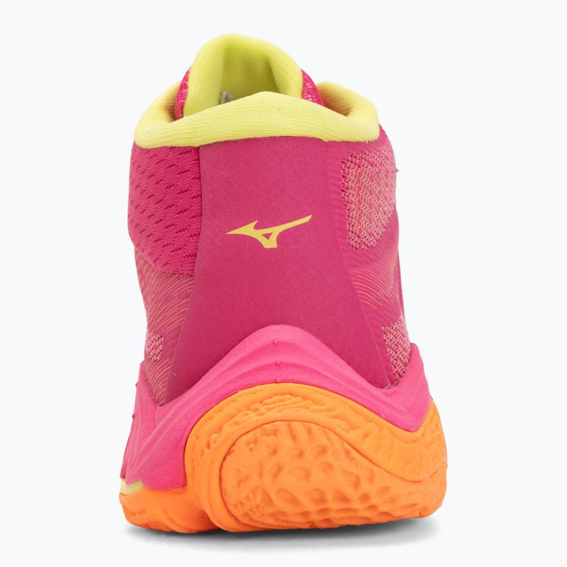 Volejbalové topánky Mizuno Wave Lightning Elite Mid pink tetra/fortune yellow/light 6