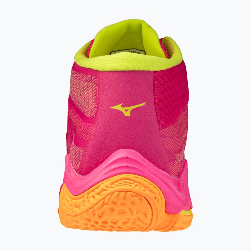 Volejbalové topánky Mizuno Wave Lightning Elite Mid pink tetra/fortune yellow/light 3