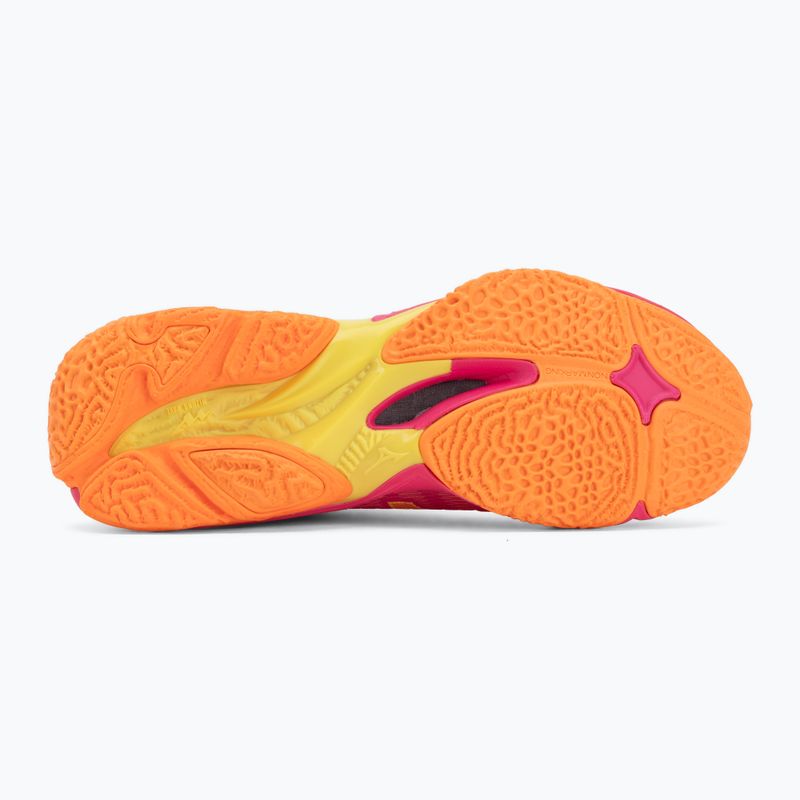 Volejbalové topánky Mizuno Wave Lightning Elite pink tetra/fortune yellow/ligh 4