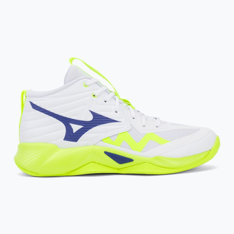 Volejbalové topánky Mizuno Wave Momentum Pro Mid white/lightning yellow/dazzling blue 2