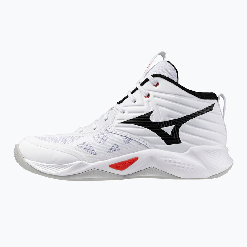 Volejbalové topánky Mizuno Wave Momentum Pro Mid white/black/fiery red 8