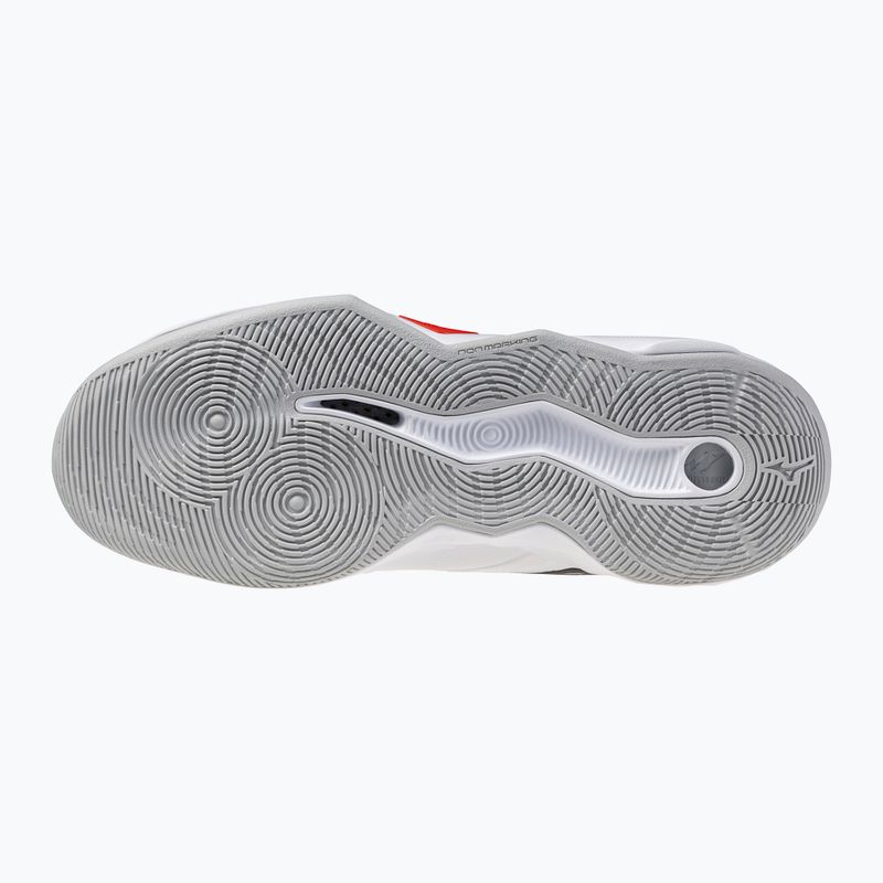 Volejbalové topánky Mizuno Wave Momentum Pro Mid white/black/fiery red 9