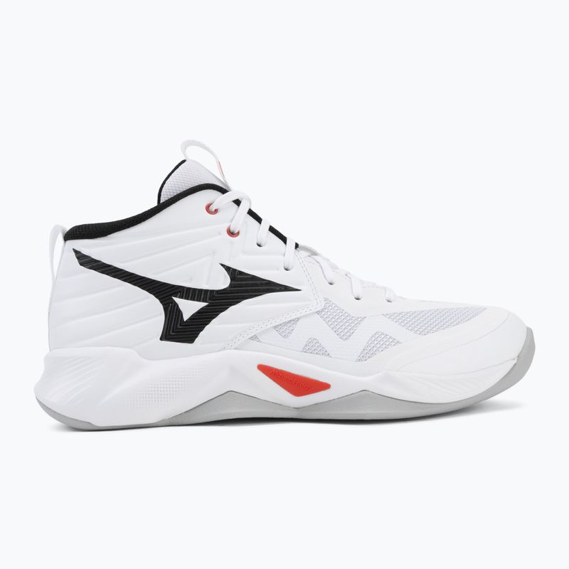 Volejbalové topánky Mizuno Wave Momentum Pro Mid white/black/fiery red 2