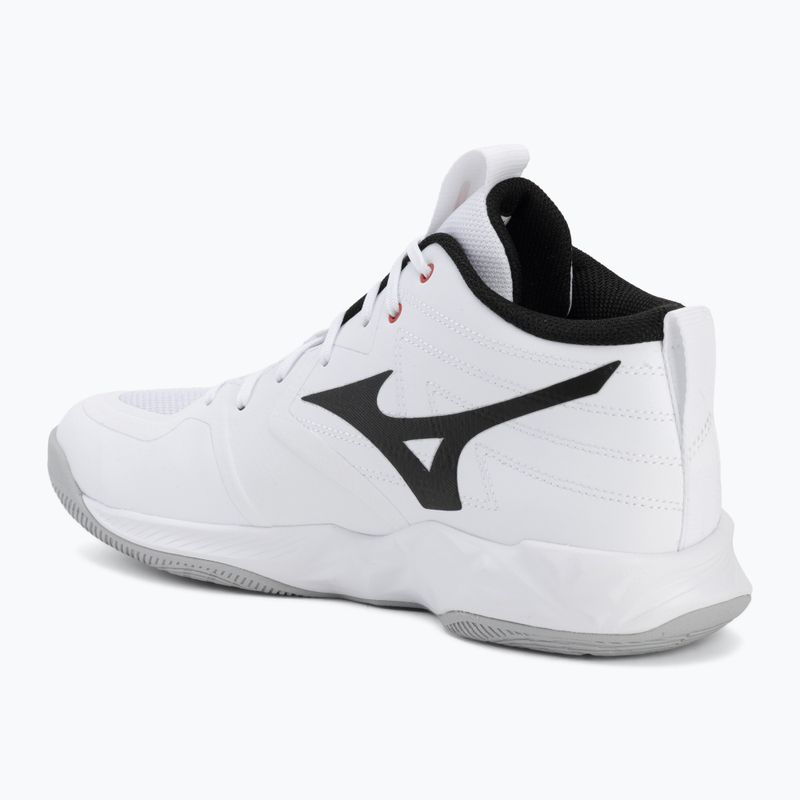 Volejbalové topánky Mizuno Wave Momentum Pro Mid white/black/fiery red 3