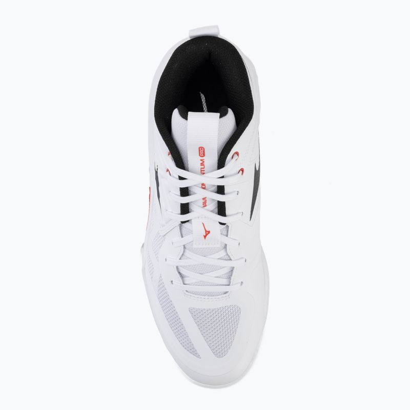 Volejbalové topánky Mizuno Wave Momentum Pro Mid white/black/fiery red 5