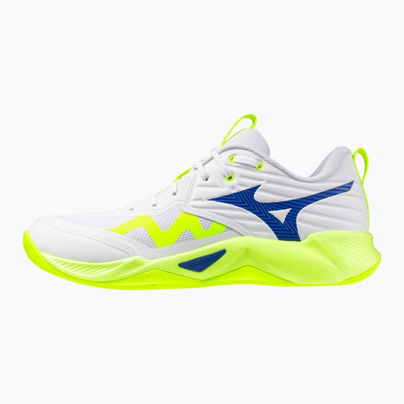 Volejbalové topánky Mizuno Wave Momentum Pro white/lightning yellow/dazzling blue 8