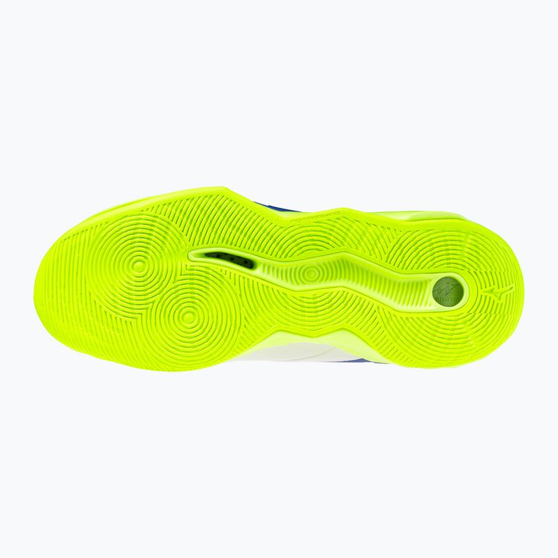 Volejbalové topánky Mizuno Wave Momentum Pro white/lightning yellow/dazzling blue 9