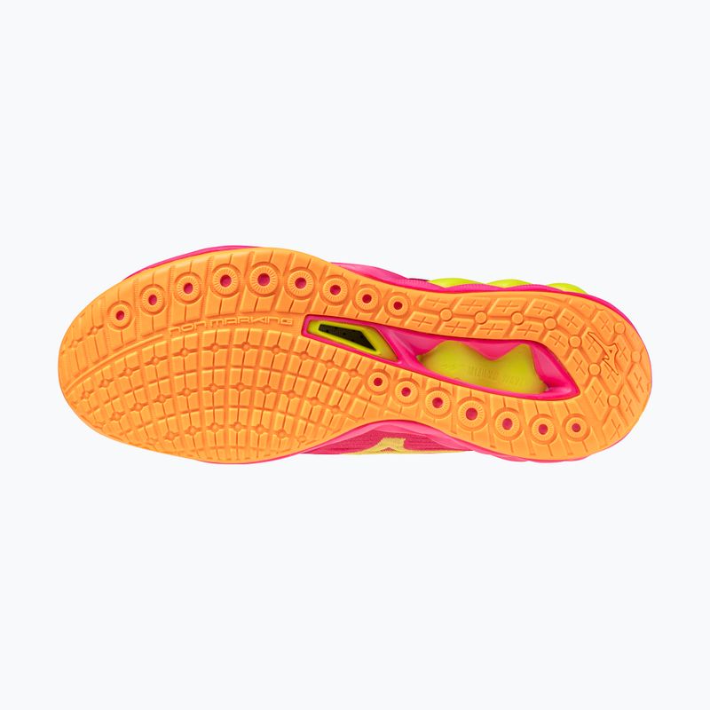 Volejbalové topánky Mizuno Wave Luminous 3 mugen pink tetra/fortune yellow/ligh 4