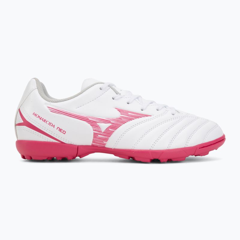 Detské futbalové kopačky Mizuno Monarcida Neo III Select Jr AS white/fuchsia purple 2