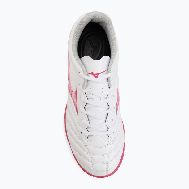 Detské futbalové kopačky Mizuno Monarcida Neo III Select Jr AS white/fuchsia purple 5