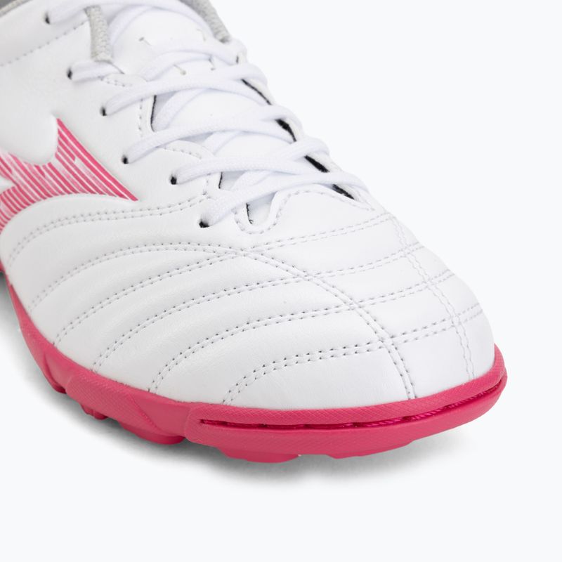 Detské futbalové kopačky Mizuno Monarcida Neo III Select Jr AS white/fuchsia purple 7
