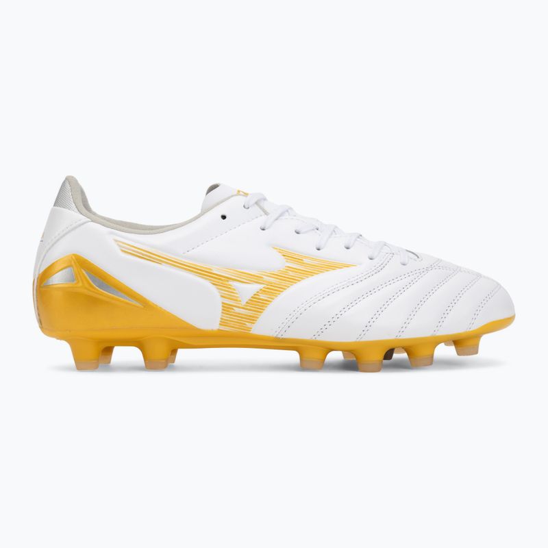 Futbalové kopačky Mizuno Morelia Neo IV Pro FG white/mp gold/cool gray 3c 2