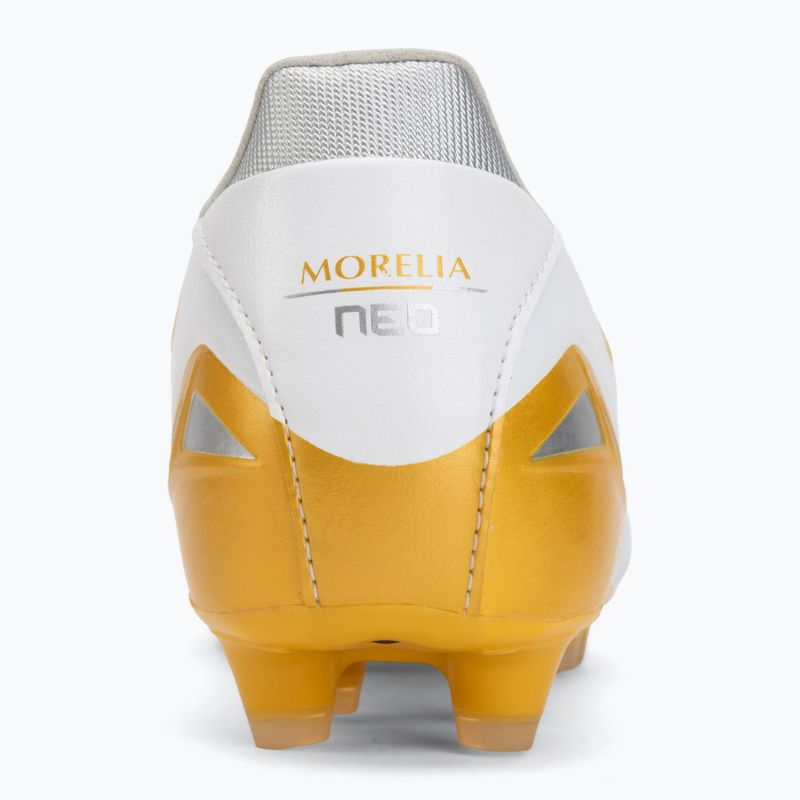 Futbalové kopačky Mizuno Morelia Neo IV Pro FG white/mp gold/cool gray 3c 6