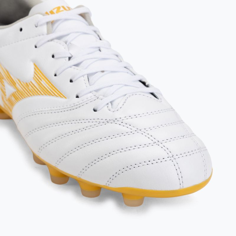 Futbalové kopačky Mizuno Morelia Neo IV Pro FG white/mp gold/cool gray 3c 7
