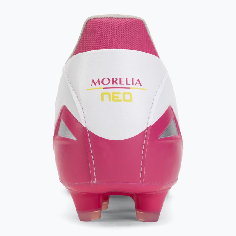 Futbalové kopačky Mizuno Morelia Neo IV Pro FG white/fuchsia purple/fuchsia purple 6